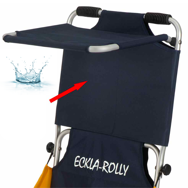 TGEN0155-ECKLA-PARE-VENT POUR CHARIOT ECKLA BEACH-ROLLY-BLEU