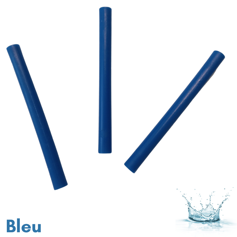 AGEN0319-BLEU-3X-PRIJON-BATONNETS DE REPARATION POLYETHYLENE HTP - JAUNE (PAQUET DE 3 PIECES)