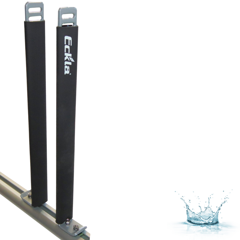 TGEN0006-H40-RAIN-ECKLA-PAIRE DE PORTANTS VERTICAUX HAUTEUR 40 CM POUR BARRES DE TOIT AVEC RAINURE - 1