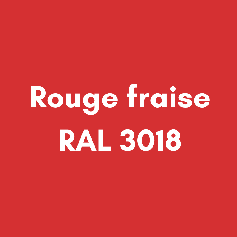 ROUGE FRAISE RAL 3018