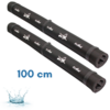 TGEN0344-ECKLA-MANCHONS DE PROTECTION ECKLA POUR BARRE DE TOIT OVALE (PAIRE DE) - 100 CM