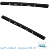 TUBES DE PROTECTION ECKLA POUR BARRES DE TOIT RECTANGULAIRES - LONGUEUR 50 CM (PAIRE DE) - MOTIF WINDSURF-100CM