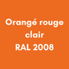 ORANGE ROUGE CLAIR RAL 2008
