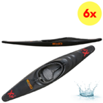 FICHE-BPOL0007LOT6-EXO-LOT DE 6 KAYAKS POLO EXO XP3-NOIR