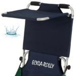 TGEN0050-ECKLA-PARE-SOLEIL  PARE-VENT POUR CHARIOT ECKLA BEACH-ROLLY-BLEU