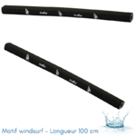 TUBES DE PROTECTION ECKLA POUR BARRES DE TOIT RECTANGULAIRES - LONGUEUR 50 CM (PAIRE DE) - MOTIF WINDSURF-100CM