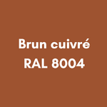 BRUN CUIVRE RAL 8004