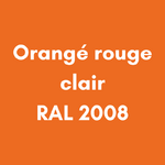 ORANGE ROUGE CLAIR RAL 2008