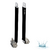 TGEN0006-H40-RECT-ECKLA-PAIRE DE PORTANTS VERTICAUX HAUTEUR 40 CM POUR BARRES DE TOIT RAINUREE-1