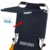 TGEN0155-ECKLA-PARE-VENT POUR CHARIOT ECKLA BEACH-ROLLY-BLEU