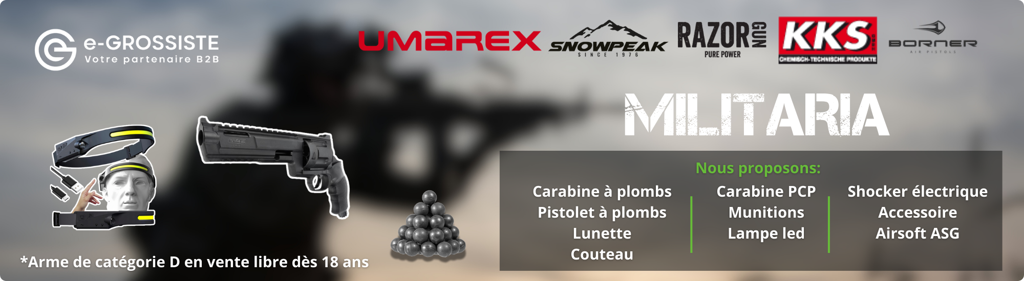 banniere militaria hdr umarex