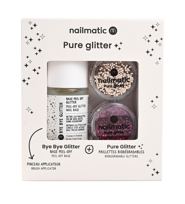 Pure glitter rose boite