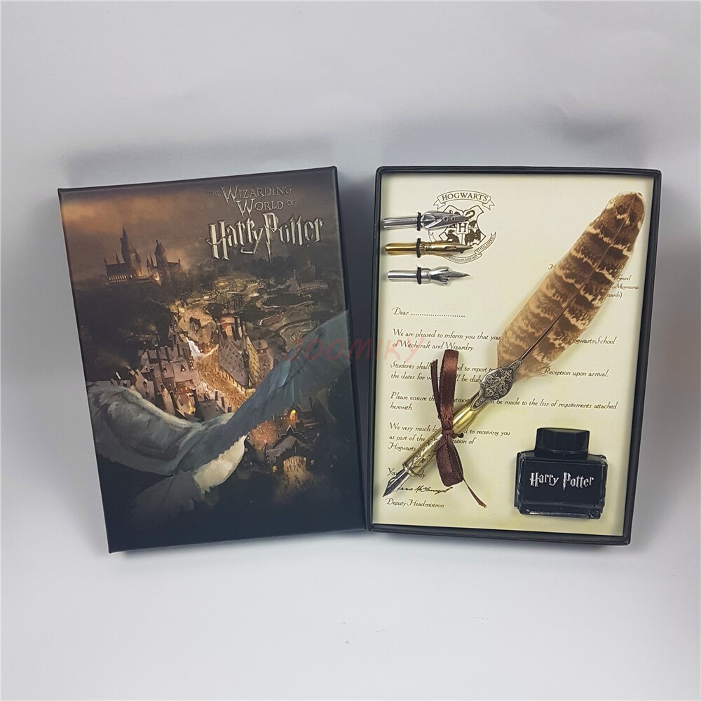 Harry Potter Stylo Imitation Porte-plume et encrier