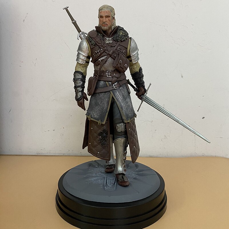 Figurine-d-action-de-chasse-Geralt-Witcher-ed-3-loup-sauvage-907-mod-le-de-jouets
