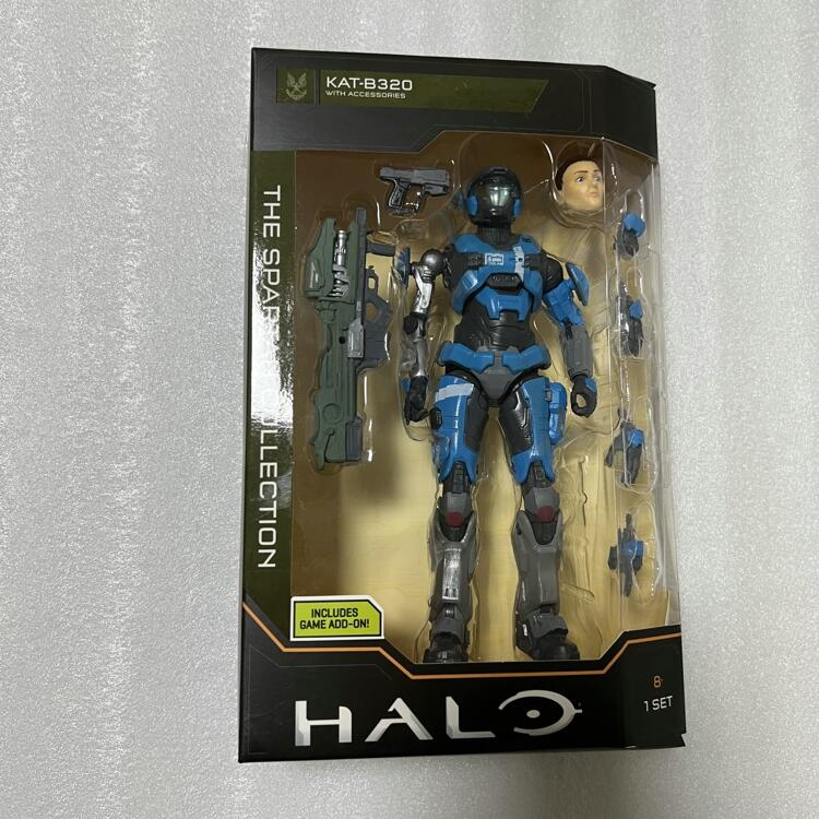 Figurine-d-action-Halo-Master-poup-e-de-chef-jazware-Spartan-palm-MK-VII-infinity-Mjolnir
