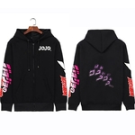 Jojo-s-Bizarre-Adventure-sweat-shirt-capuche-pour-hommes-et-femmes-Streetwear-d-contract-esth-tique
