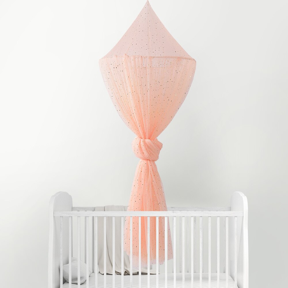 Ciel de Lit Bébé | Rose Pailleté Clair