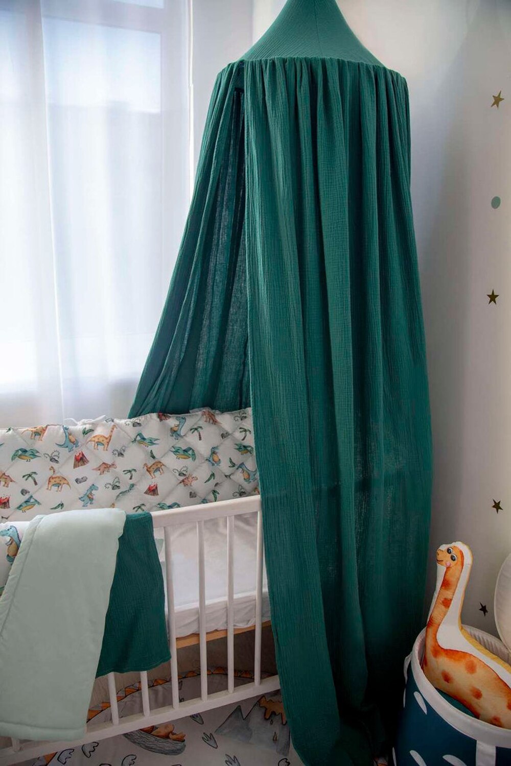 Ciel de Lit Bébé | Mousseline Coton Sapin | Super Douceur