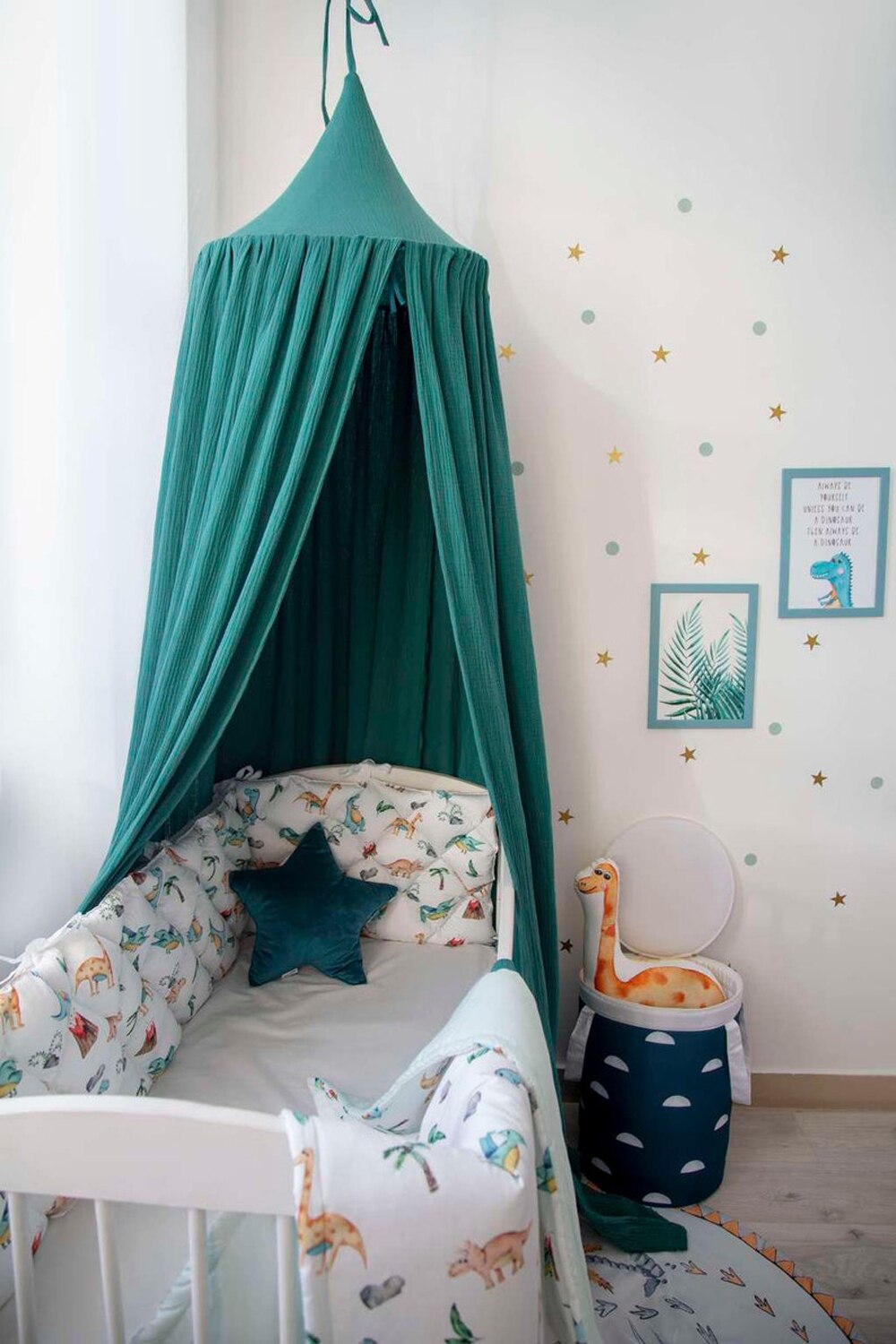 Ciel de Lit Bébé | Mousseline Coton Sapin | Super Douceur