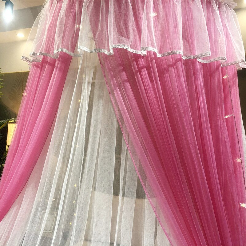 Lit-baldaquin-Double-couleurs-accroch-moustiquaire-princesse-lit-tente-rideau-pliable-auvent-sur-le-lit-l