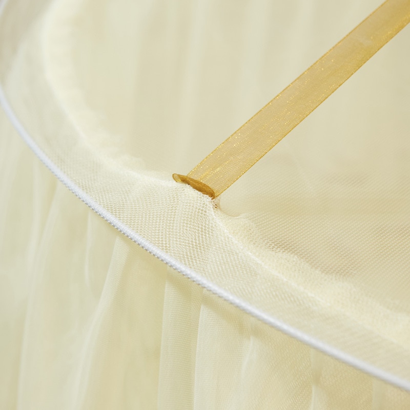 Ciel de Lit Adultes | Jaune Pastel Structure