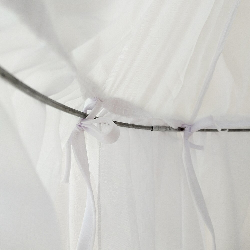 Ciel de Lit Bébé | Blanc Finesse cerceau