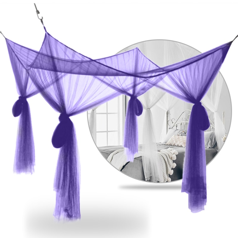 Voile de Lit | Violet Tissu Léger
