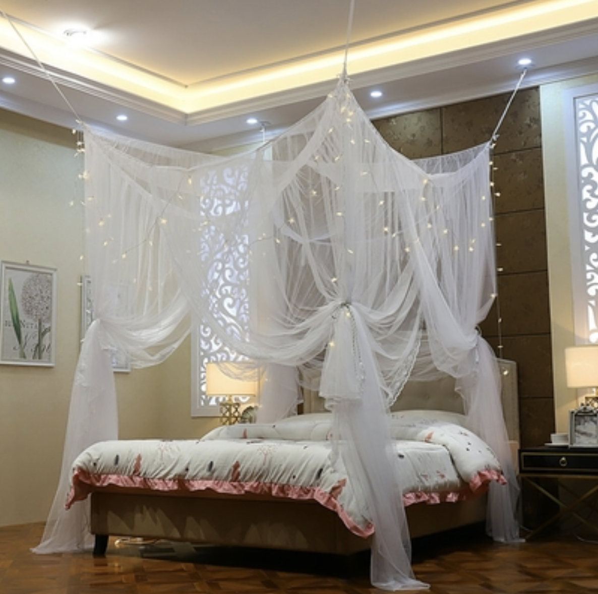 Voile de lit