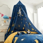 Ciel de Lit Bébé | Bleu Cosmique lunaire
