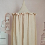 Ciel de Lit Bébé | Mousseline Coton Sable | Super Douceur