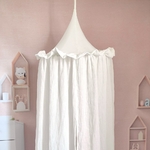 Ciel de Lit Bébé | Mousseline Coton Neige | Super Douceur
