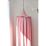 Ciel de Lit Bébé | Mousseline Coton Rose | Super Douceur