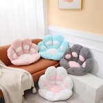 Coussin-en-Forme-de-Patte-de-Chat-pour-Si-ge-de-Bureau-Style-Dessin-Anim-pour