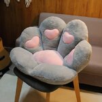 Coussin-en-Forme-de-Patte-de-Chat-pour-Si-ge-de-Bureau-Style-Dessin-Anim-pour