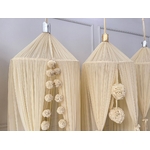 Ciel de Lit Bébé | Beige Transparent