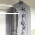 Guirlande Pompons 8 Boules | Décoration Ciel de Lit