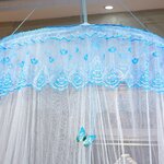 Moustiquaire-ronde-en-Polyester-Moustiquaire-en-dentelle-pli-e-pour-lit-rond-maille-pour-lit-d