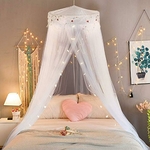 Ciel de Lit Adultes Simple Blanc