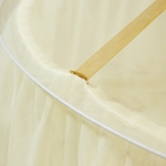 Ciel de Lit Adultes | Jaune Pastel Structure