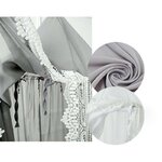 Ciel de Lit Bébé | Gris Perle tissu