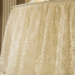 Ciel de Lit Adultes | Jaune en Dentelle tissu