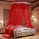Ciel de Lit Adultes | Rouge Luxueux