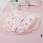 Moustiquaire Lit Bébé | Rose avec Motifs pliable
