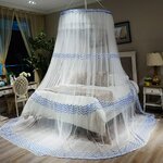Ciel de Lit Adultes | Bleu Motif Amérindien