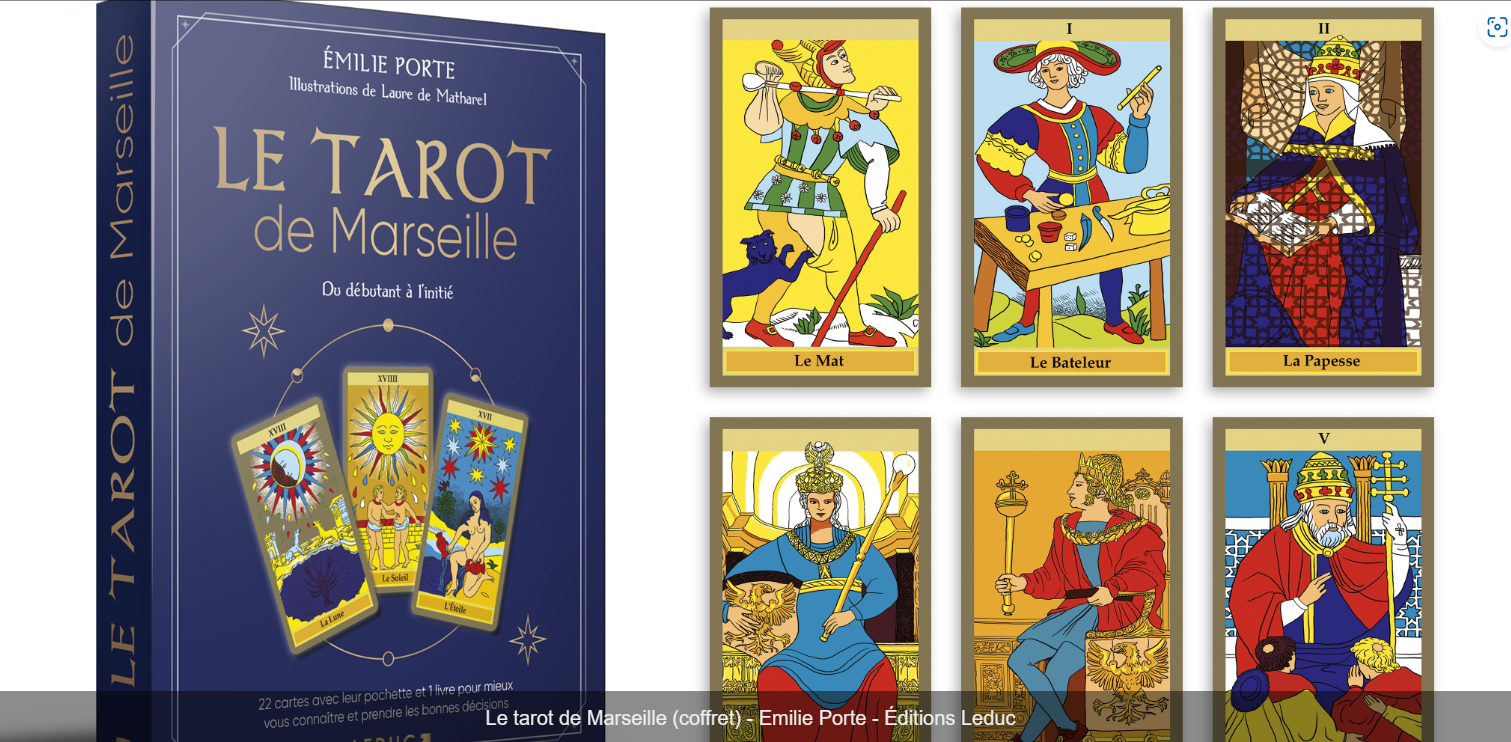 Pochette pour livre Tarot