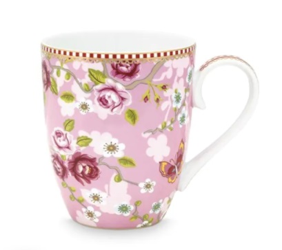 Tasse-mug-rose-florale