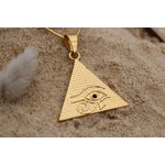 pendentif-pyramide-dorée