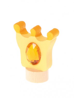 Figurine-en-bois-Couronne-avec-pierre-brillante-GRIMMs