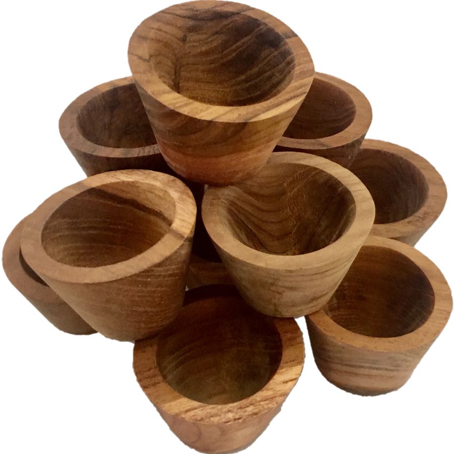 Petits bols en bois - set de 12 Papoose 2