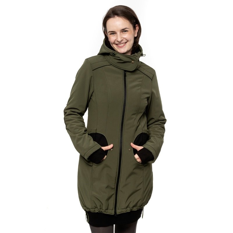 Liliputi Mamacoat manteau de portage et grossesse 4 en 1 Forest Green 4